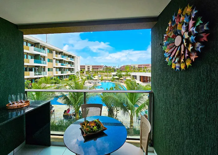 Flat Mana Beach Top - Vista Piscina, 2Qts Em Muro Alto