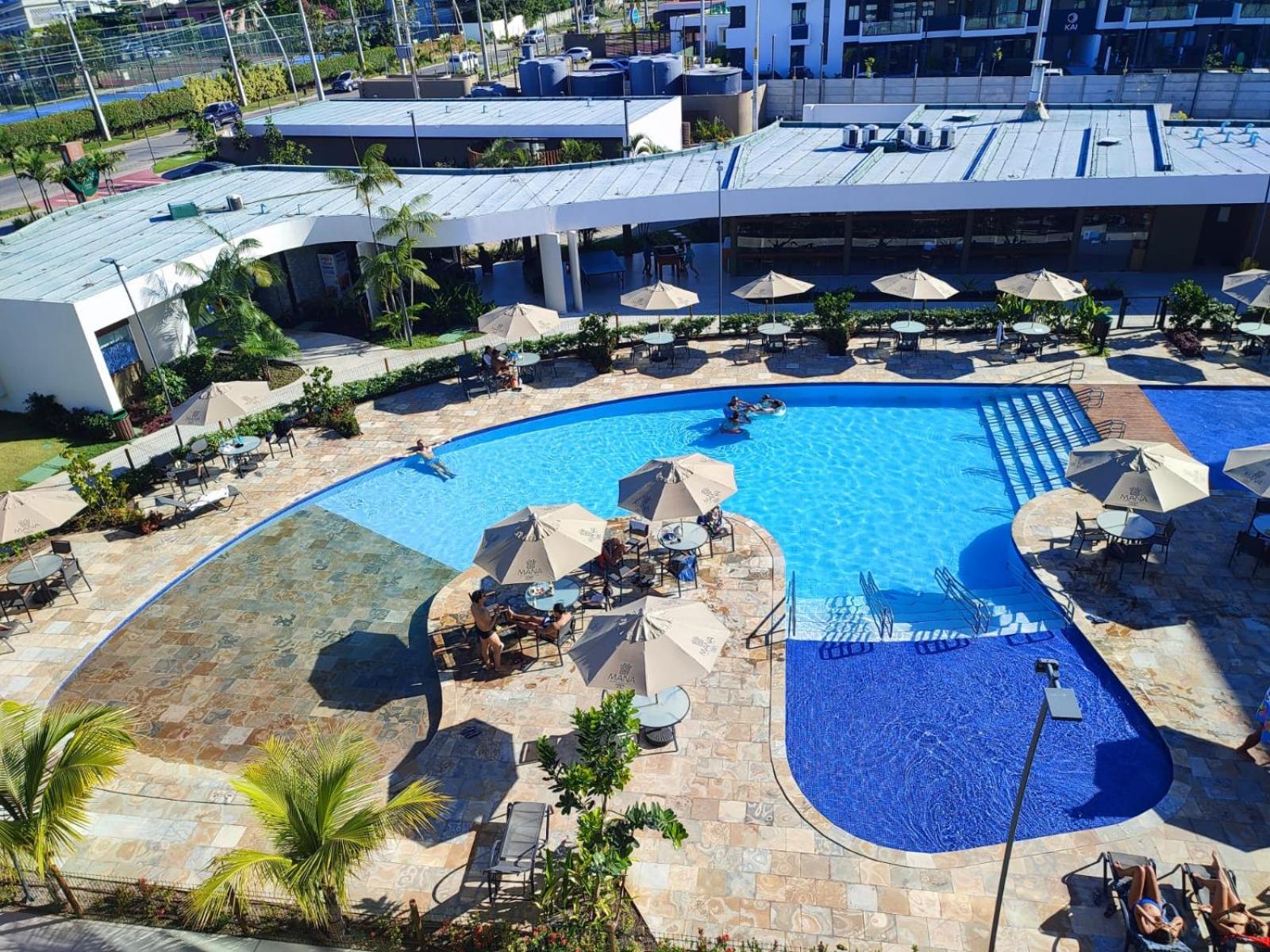 Flat Mana - Vista Piscina, 2qts Em Muro Alto * Porto de Galinhas