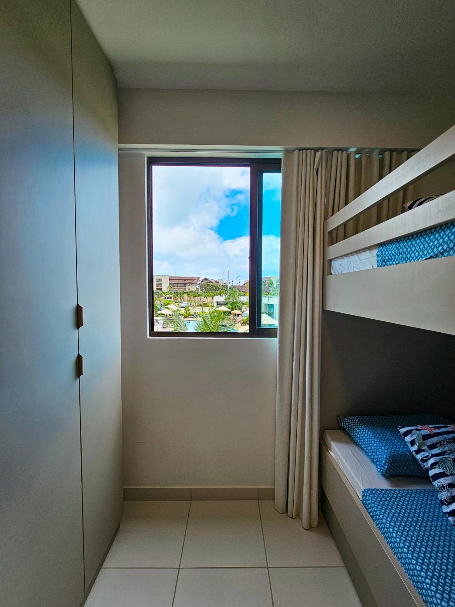 Flat Mana - Vista Piscina, 2qts Em Muro Alto * Porto de Galinhas