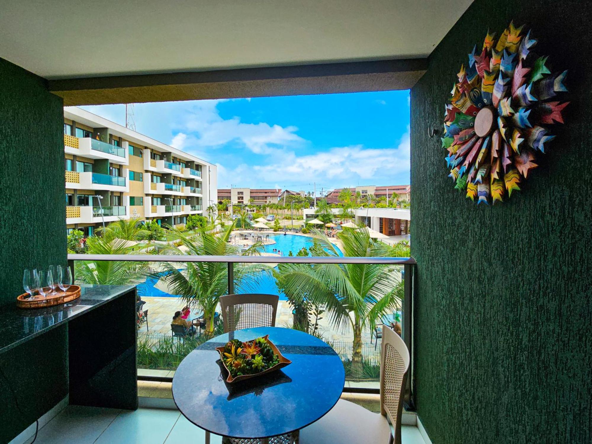 Flat Mana - Vista Piscina, 2qts Em Muro Alto Porto de Galinhas