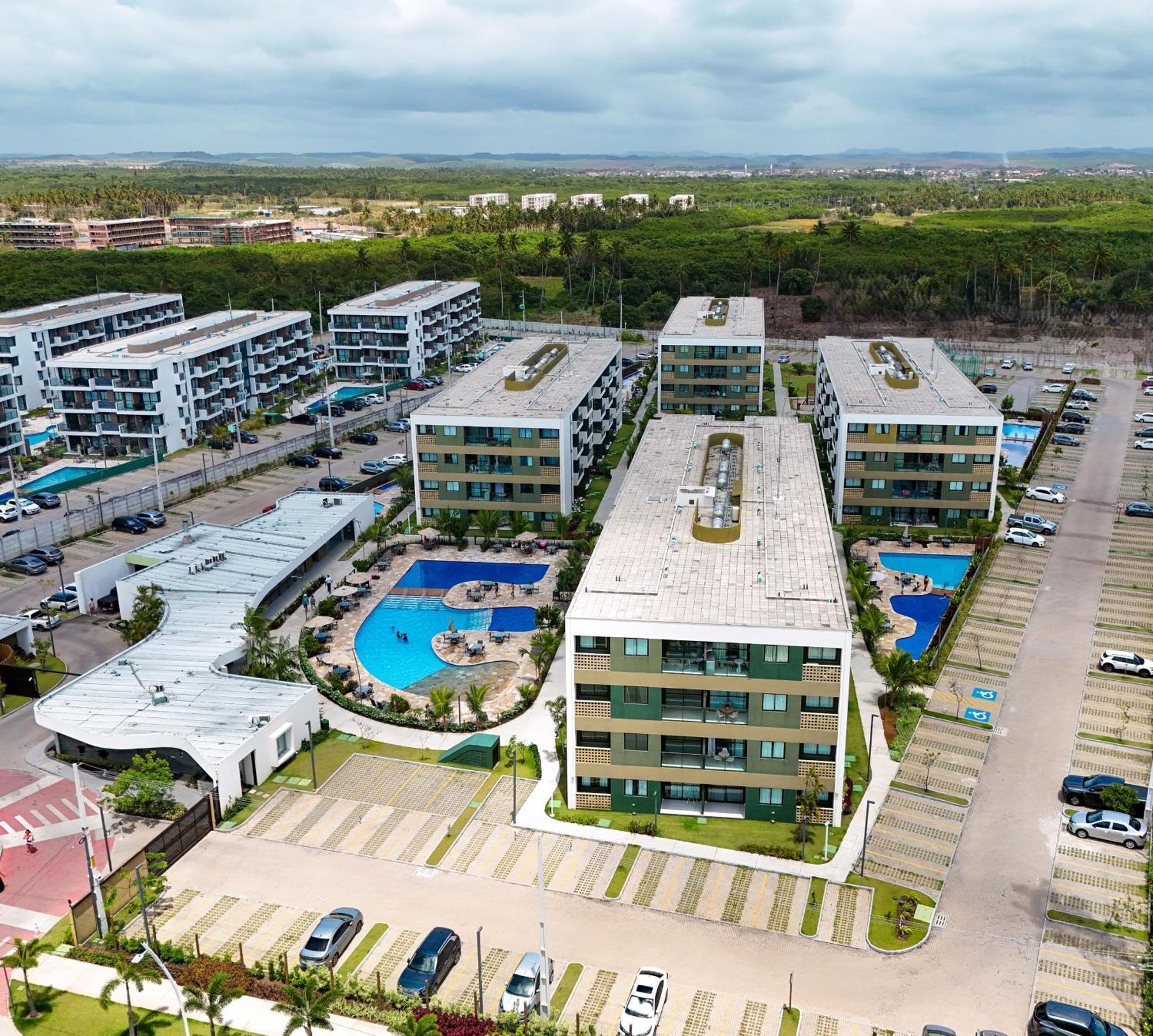 Flat Mana - Vista Piscina, 2qts Em Muro Alto Porto de Galinhas