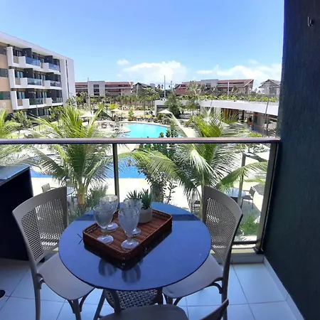 Flat Mana Beach Top - Vista Piscina, 2Qts Em Muro Alto Porto de Galinhas Exterior photo