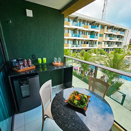 Flat Mana Beach Top - Vista Piscina, 2Qts Em Muro Alto Porto de Galinhas Exterior photo