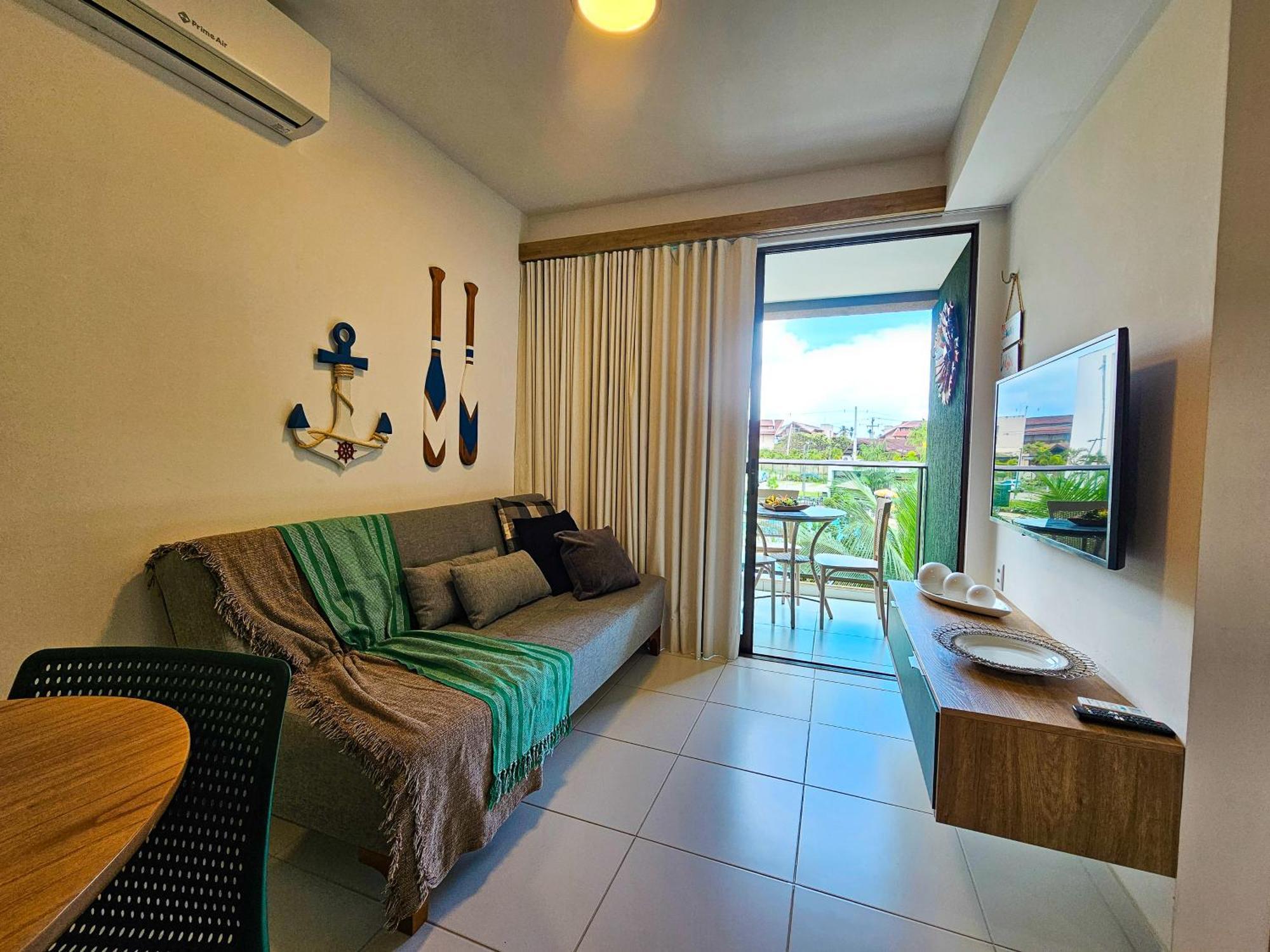 Apartamento Flat Mana - Vista Piscina, 2qts Em Muro Alto *